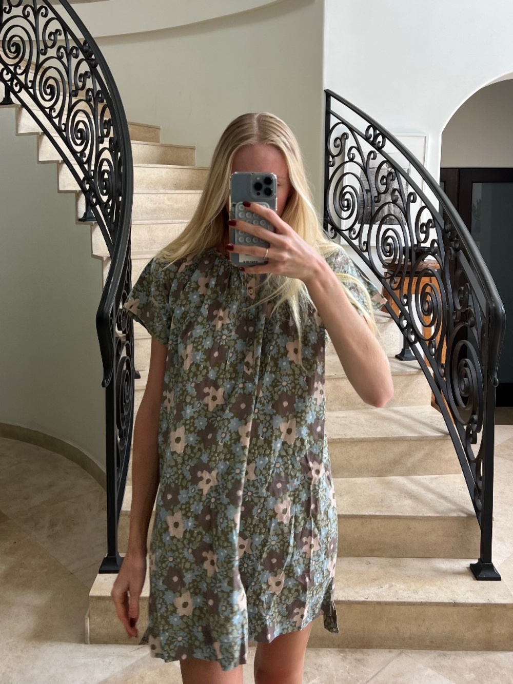 NWT MIRTH Stargazer Floral Cotton Night Dress Size S $115